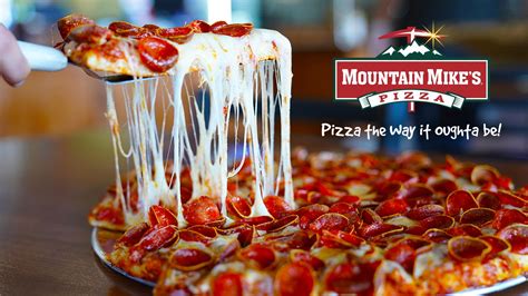 Mountainmikes pizza - Specialties: Mountain Mike's Pizza has been making Pizza the Way It Oughta Be for over 45 years, with fresh dough made daily, 100% whole milk mozzarella cheese, and a mountain of toppings that go all the way to the edge of every slice. We offer a place the whole family can gather together, with sports playing on the large …